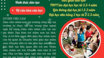 Giáo Dục Mầm Non: Nghề "Hot" Dễ Xin Việc, Thu Nhập Ổn Định!